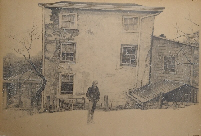 pencil of Jeff at Keurner's Farm
